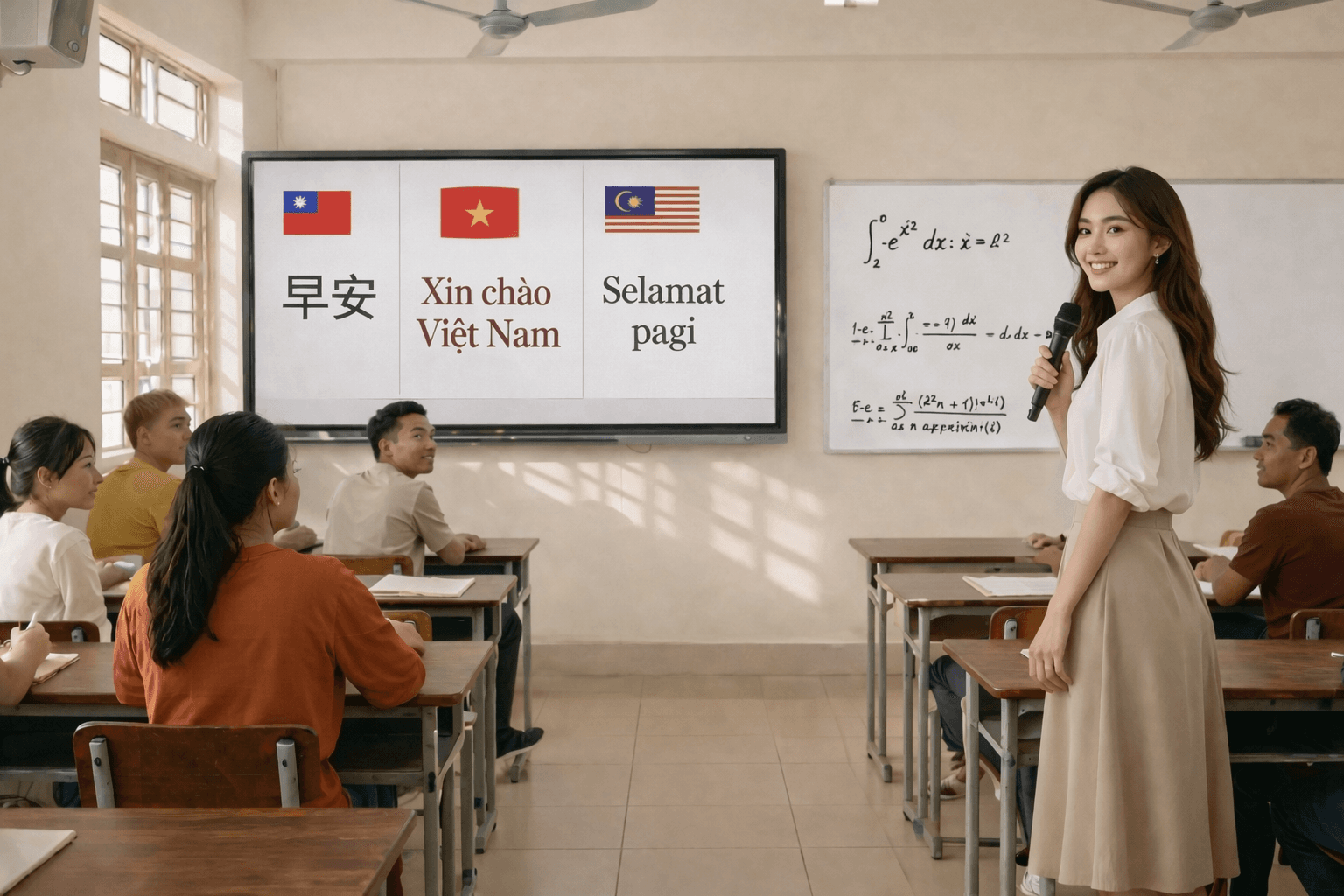 校園翻譯系統 - 智慧教室使用情境